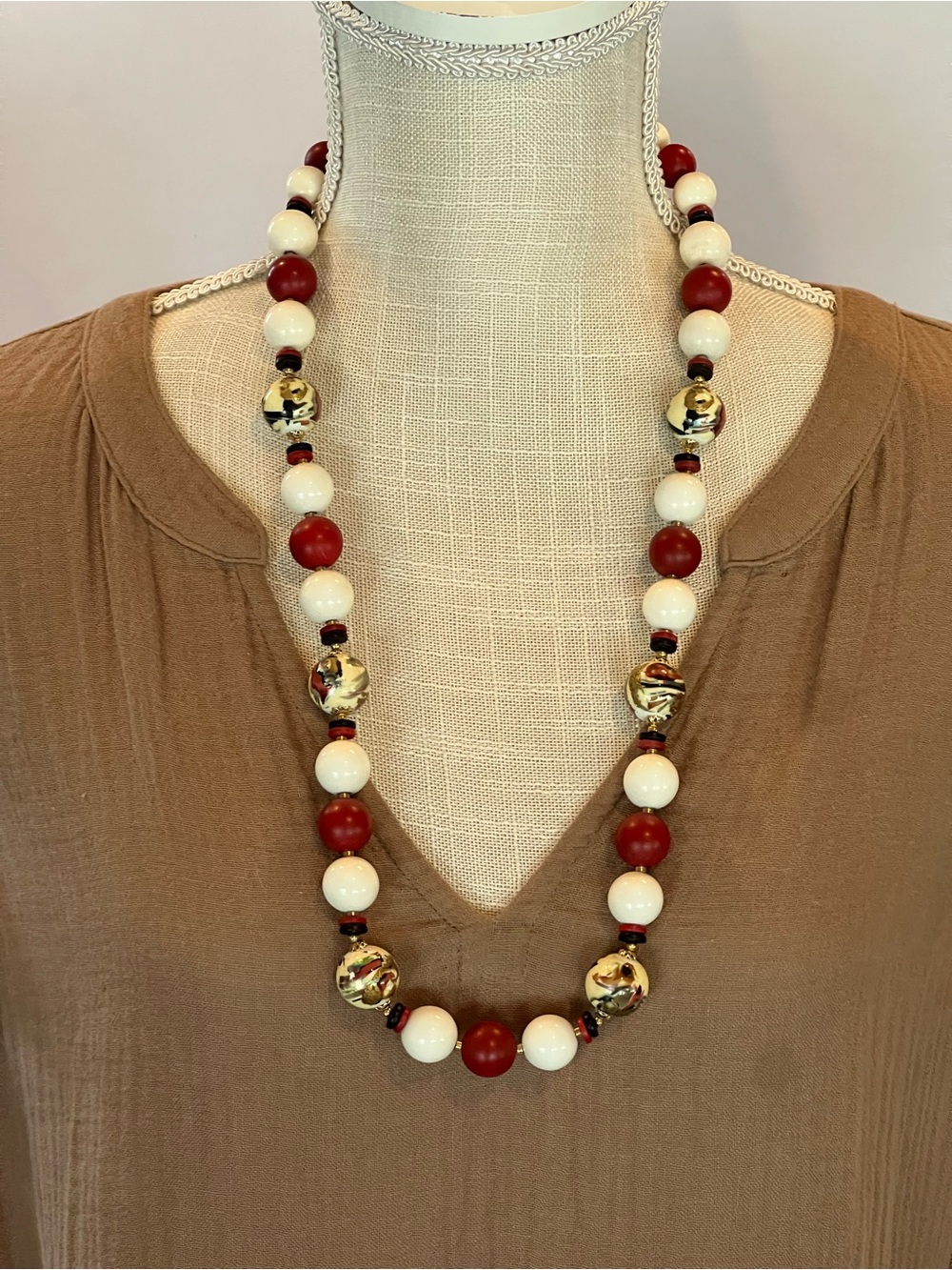 Vintage Japan Beaded Necklace